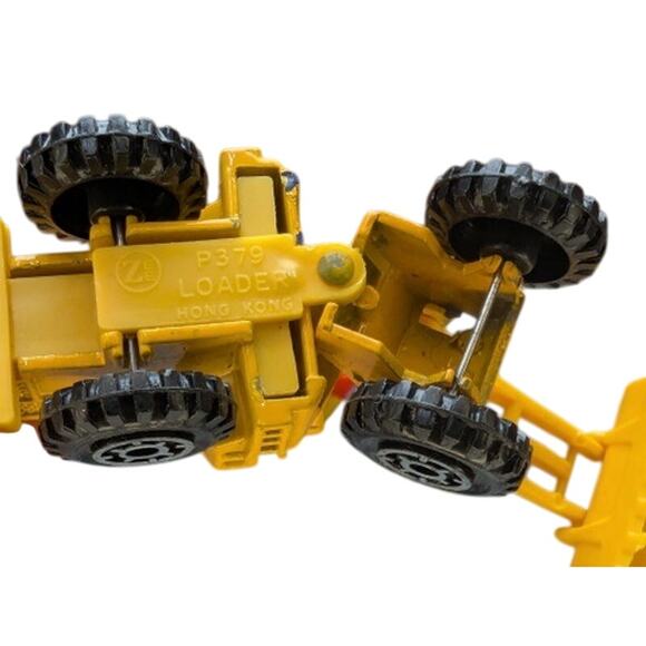 Vtg Die Cast Toy Lot Corgi Red Helicopter Zee Toys Mini Macks Front Loader P379 - Picture 5 of 8